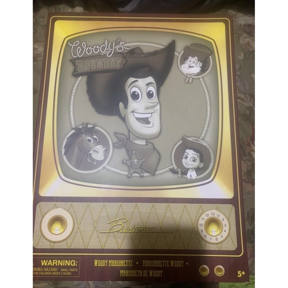 Disney Toy Story: Woody's Roundup - Woody Marionette - Budtone TV Open Box